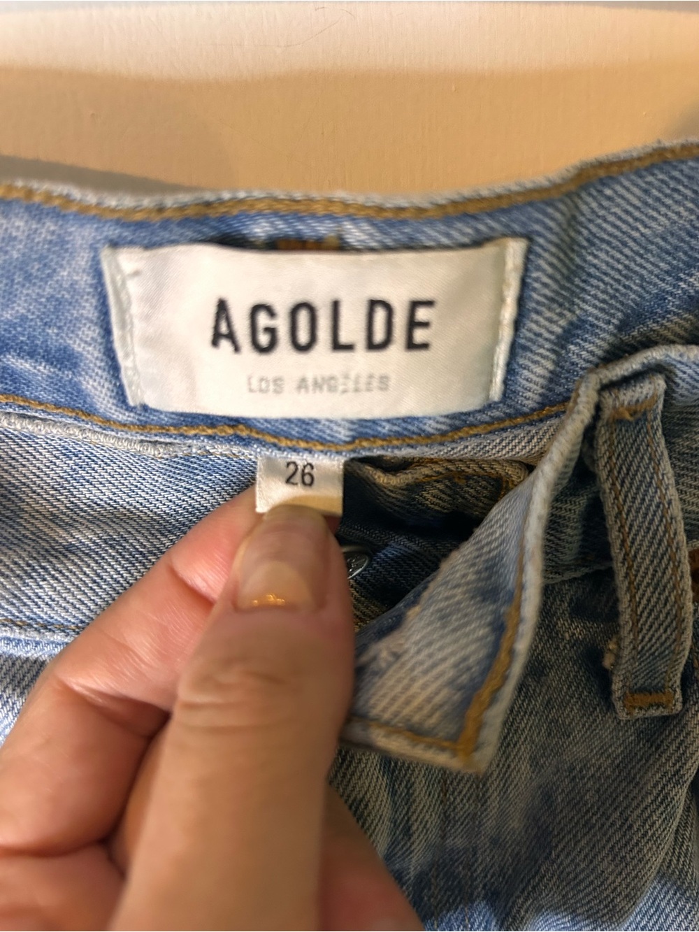 AGOLDE CHERIE JEANS IN MERIT SIZE 26 - Picture 4 of 6